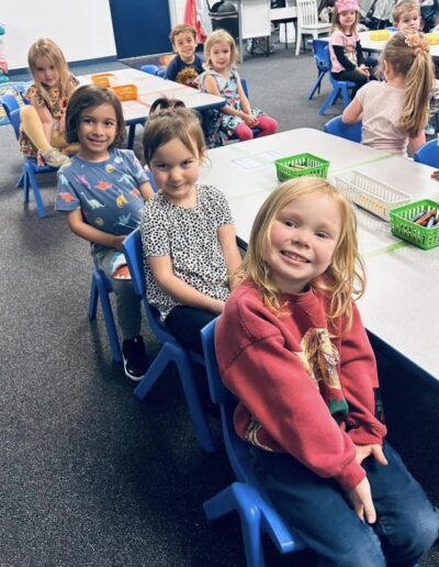 Preschoolers in the classroom at Spring Hill Academy Preschool