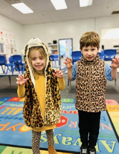 Kids dressed up at Spring Hill Academy Preschool